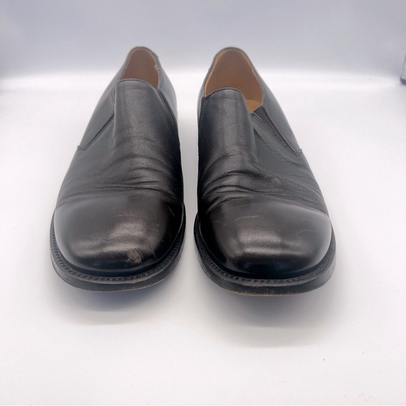 Varda Handcrafted Italian Leather Slip On Loafers in Dark Brown Men\'s Size 10